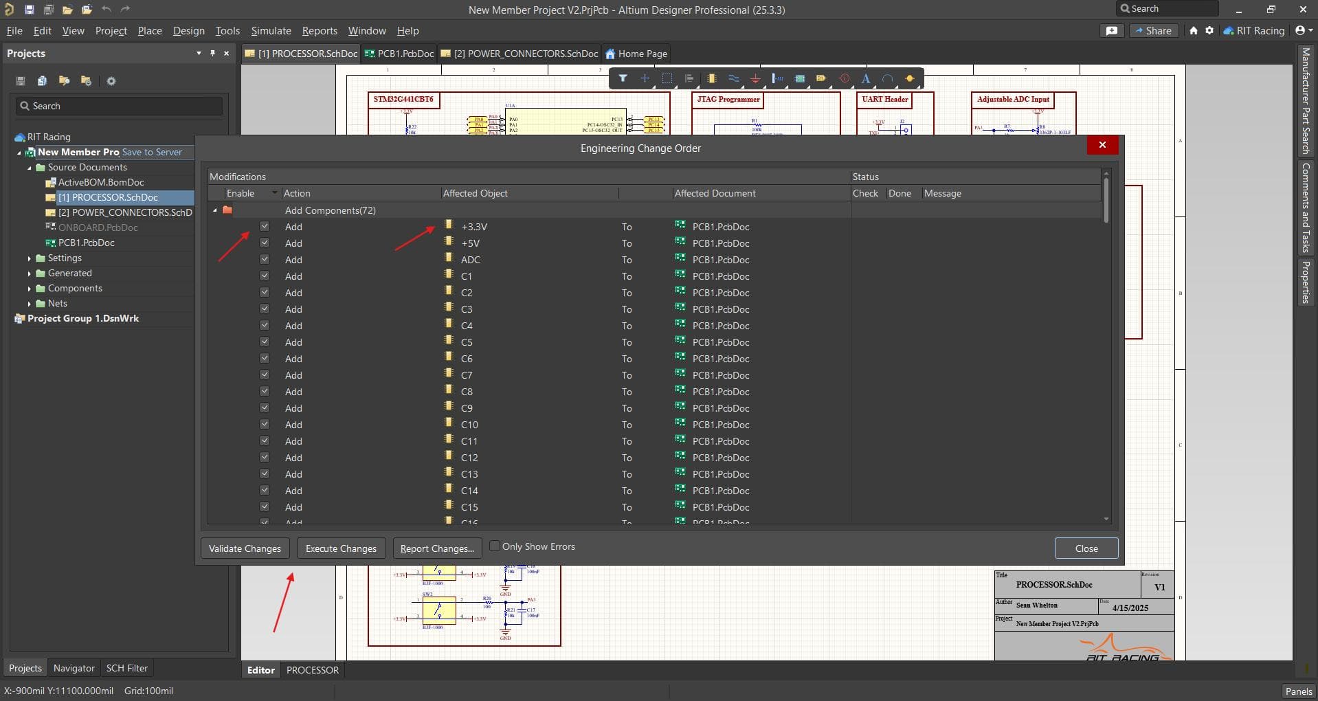 Tracking Engineering Change Impact Across the Product Lifecycle