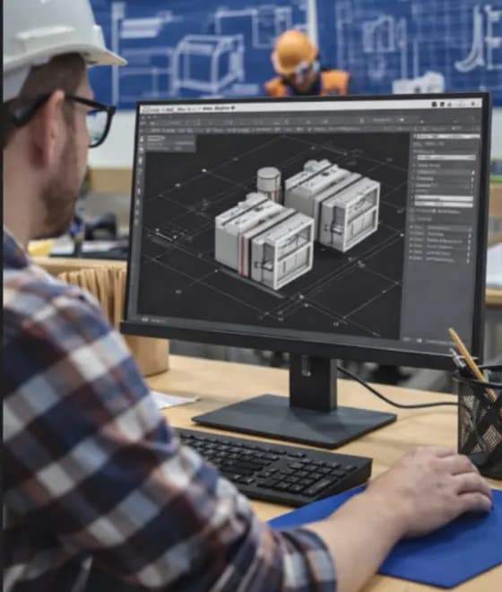 Engineer reviewing a hardware design to avoid costly redesign