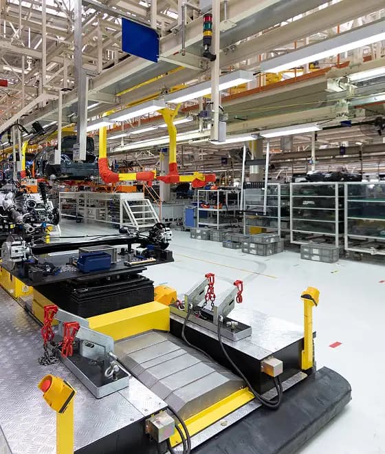 Production line with test fixtures improving manufacturing yield